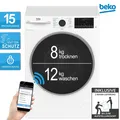 Beko B3DFT512447W Waschtrockner 12/8 kg Inverter Motor Nachlegefunktion 2ML