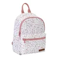 Little Dutch Rucksack Kinderrucksack für Kinder Kindergarten mit Brustgurt weiß Rosa Blümchen- Flowers & Butterflies