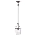 Pendelleuchte Deckenlampe Hängeleuchte Bronze D 25,4 cm Esszimmerleuchte