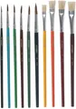 Pinsel Set Aquarellpinsel Borstenpinsel Schulpinsel Malen Zeichnen 10 Stück neu
