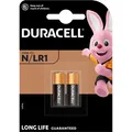 2 x Duracell N Lady 1,5V LR1 E90 N MN9100 Knopfzelle Batterie im 2er Blister