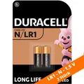 2 x Duracell N E90 Lady 4001 LR1 1,5V MN9100 Batterie Knopfzelle Alkaline