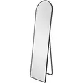 Standspiegel   ¦ schwarz ¦ Glas,Aluminium,Metall ¦ Maße (cm): B: 40 H: 160 T: 3.0