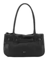 abro Leather Dalia Shoulder Bag Jill Schultertasche Black / Nickel schwarz Neu