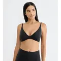 sloggi Bügelloser BH ZERO Feel 2.0 mit herausnehmbaren, atmungsaktiven Pads, Lift-up Effekt schwarz L
