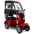 Deisla, Vierrad DS4-15, Rot 60V-30Ah Lithium-Akku, 1000 Watt, Dach, Wetterschutz, Heckkoffer - Rot