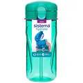 Sistema Hydrate Quick Flip Wasserflasche | 520 ml auslaufsichere Wasserflasche mit Trinkhalm | BPA-frei