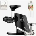 Sana Supreme 727 Entsafter - Schwarz, Sana 727 + Ölpresse