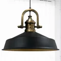 Pendelleuchte Industrial Asletl-Marine Vintage 40 cm - Schwarz