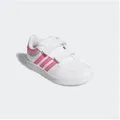 adidas Sportswear HOOPS 4.0 Klettschuh für Kinder weiß 28 EU