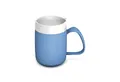 Ornamin Schnabelbecher Becher mit Trink-Trick mit Schnabelaufsatz/Trinkaufsatz, 2-tlg., Kunststoff, Trinkhilfe l Alltagshilfe l bruchstabil l BPA-frei l Made in Germany