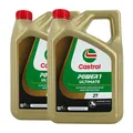 CASTROL Power 1 Ultimate 2T 2-Rad Motoröl ISO-L-EGD, JASO FD, API TC, 2x4 Liter