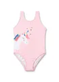 Sanetta Mädchen-Badeanzug rosa Einhorn | Bequemer und praktischer Badeanzug aus recyceltem Polyester-Mix für Mädchen. Bademode für Kinder