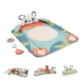 Fisher-Price Rolli-Roll Panda Spielmatte - Große 3-in-1 Spielmatte zum Mitnehmen, kontrastreiches Muster, Knisterspielzeug und Spiegel, 90% recylcled, FSC-zertifizierten Verpackung HKD65