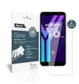 dipos I 2X Displayschutz klar kompatibel mit Huawei Y6 (2018) Schutzfolie 9H Anti-Shock (1x Vorder- & 1x Rückseite)