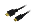 Mini HDMI auf HDMI Kabel 1,5m M/m Schwarz