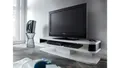 MCA living Lowboard TV Board JUNIOR Lowboard weiß schwarz matt lackiert 151 cm