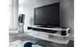 TV Board Lowboard Unterteil Schrank Junior MDF weiß schwarz matt lackiert 151 cm