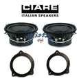 CIARE CW100Z Set 2 Lautsprecher 10cm Für Mini Woofer Vorderseite / Heck Auto