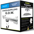 Abnehmbare Anhängerkupplung für TOYOTA Corolla Cross 20- Typ ZVG1 / MXGH1 G.D.W.