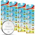 GutAlkaLi 20 Stück CR1632 3V Lithium Knopfzelle Elektro CR 1632 Lithium