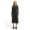 TOM TAILOR Denim Midikleid mit Glitzer-Effekt schwarz S (36)