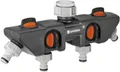 Gardena 08194-20 4-Wege-Verteiler 4-Wege-Verteiler Steckkupplung, 26,44mm (3/4") AG, 33,25mm (1")