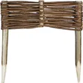 Weide Beeteinfassung in 16 Größen Weidenzaun Rasenkante Beetbegrenzung Steckzaun imprägniert mit Buchepflöcken für leichtes Einsetzen Palisade  Länge: 30 cm Höhe: 10 cm