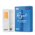 D'Addario Royal Organic Bb Klarinettenblätter, Stärke 2.0, 10 Stück