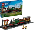 60511 LEGO CITY Klassischer Dampfzug Bau- und Spielset Dampflok mit Kohlenwagen, Personenwagen und Bahnsteig (60511)