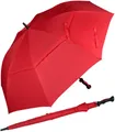 iX-brella Stockregenschirm XXL 130 cm Durchmesser mit Ventilationsbezug uni, sehr groß mit Auf-Automatik