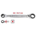 Ratschen-Doppelringschlüssel KS TOOLS 503.4541 Chrom-Vanadium-Stahl
