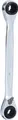 KS TOOLS 4 in 1 ® Doppel-Ratschenringschlüssel, umschaltbar, 8x9x10x11mm