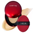 TIRTIR Mask Fit Red Cushion Foundation | Volle Deckkraft, Leicht & Hautnah, Satin Glow Finish | Koreanisches Cushion Make-up, Tattoo-Abdeckung, Aufbauend (0,63 Fl Oz), 22W Sheer Beige