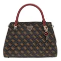 GUESS Noelle Luxury Satchel Brown