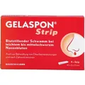 Gelaspon Strip 1x1x4 cm Gelatineschwamm 4 St