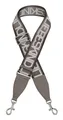 LIEBESKIND BERLIN Fancy Strap Sporty Logo Webbing Strap Wood taupe creme Neu