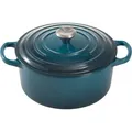 Le Creuset BRÄTER RUND SIG 20 CM DEEP TEAL