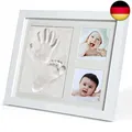 PewinGo Baby Handabdruck und Fußabdruck Set, Gipsabdruck Baby Hand und Fuß mit E