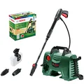 Bosch EasyAquatak 120 Hochdruckreiniger - 1500 Watt, 120 bar, vielseitiges Zubehör, kompakte Bauweise, inkl. Schlauch und Düsen