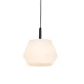 Qazqa Modern außen Pendelleuchte, Pendellampe für den Garten - Robbert - Weiß, max. 23W, Geeignet für LED, 32.9cm, IP44, Rund
