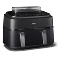 Philips 5000 Series NA551/00 Doppel Heißluftfritteuse 9 l 2750 W  Schwarz,