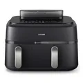 Philips NA551/00 5000 Series Steam Airfryer Dual Heißluftfritteuse 9L