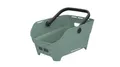 Basil Cento Neo MIK Fahrradkorb Gepäckträger hinten – 21L – aus Recyceltem Kunststoff – Reflektierend – 46.9x23.7x14.1 cm – Grün