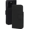 Mobiparts Leather Wallet Case Apple iPhone 15 Pro Black (MagSafe Compatible) (Apple iPhone 15 Pro) (MP-127154)