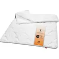 sleepling 190066 Basic 360 4-Jahreszeitendecke | 135 x 200 cm, weiß | Bettdecke | 100% Baumwolle Satin | waschbar 60 Grad