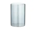 EDZARD Ersatzglas dunkel für Kerzenleuchter-Serien Mascha und Bamboo, Höhe 15 cm, Durchmesser 10 cm, Windlichtglas, Glaszylinder ohne Boden