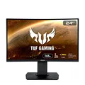 ASUS TUF Gaming VG24VQR - 24 Zoll Full HD Curved Monitor - 165 Hz, 1ms MPRT, FreeSync Premium - VA Panel, 16:9, 1920x1080, DisplayPort, HDMI, ergonomisch