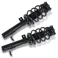 BESTPRICE 2x Gasdruck Stoßdämpfer Vorne Federbein Zweirohr, Kompatibel mit FORD FIESTA Mk5 (JH_, JD_), FIESTA Mk5 Van, MAZDA 2 (DY)