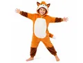 Corimori Jumpsuit Große Auswahl an Kinder Onesies, Jumpsuits, Tier-Kostümen (2-tlg) Jumpsuit, Pyjama, Fasching, Kigurumi, Tierkostüme, Fuchs "Faye"